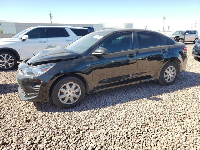 3KPA24AD8NE470377 - 2022 KIA RIO LX BLACK photo 1