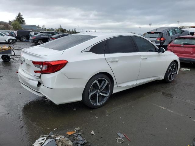 1HGCV1F36JA227146 - 2018 HONDA ACCORD SPORT WHITE photo 3