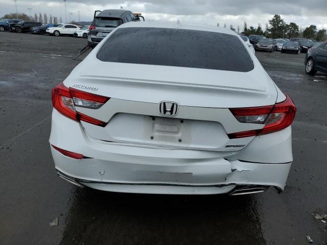 1HGCV1F36JA227146 - 2018 HONDA ACCORD SPORT WHITE photo 6