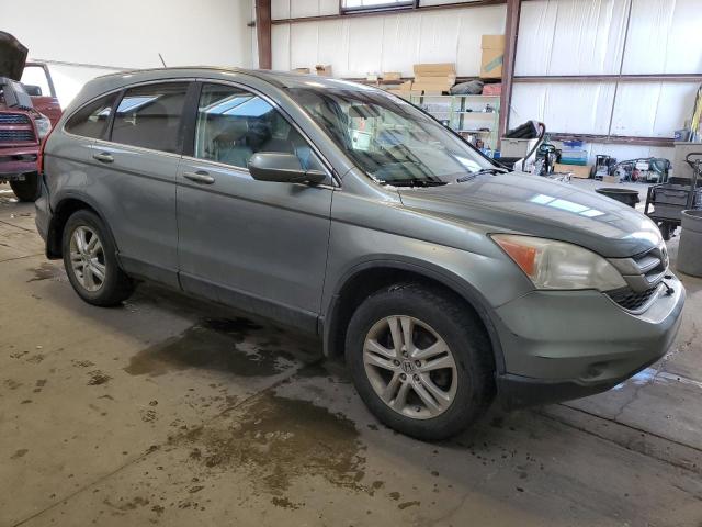 5J6RE4H7XBL805999 - 2011 HONDA CR-V EXL GREEN photo 4