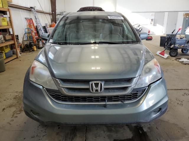 5J6RE4H7XBL805999 - 2011 HONDA CR-V EXL GREEN photo 5