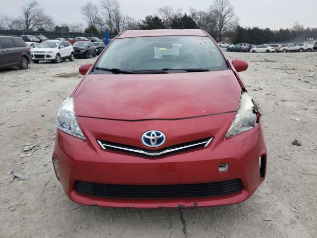 JTDZN3EUXD3275482 - 2013 TOYOTA PRIUS V RED photo 5