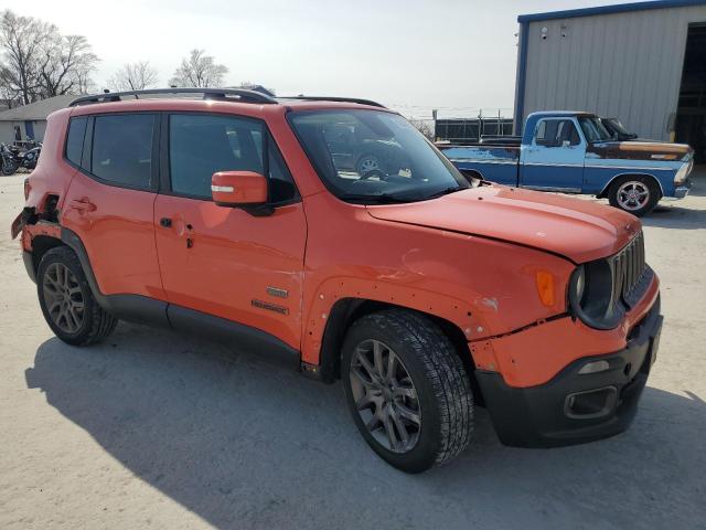 ZACCJABTXGPC64841 - 2016 JEEP RENEGADE LATITUDE ORANGE photo 4