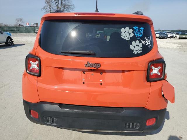 ZACCJABTXGPC64841 - 2016 JEEP RENEGADE LATITUDE ORANGE photo 6