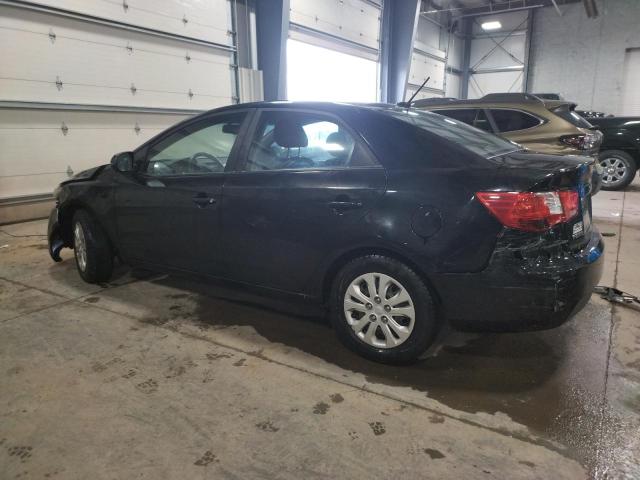 KNAFU4A25D5692378 - 2013 KIA FORTE EX BLACK photo 2