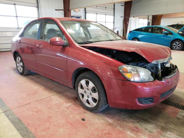 KNAFE221095660503 - 2009 KIA SPECTRA EX BURGUNDY photo 4