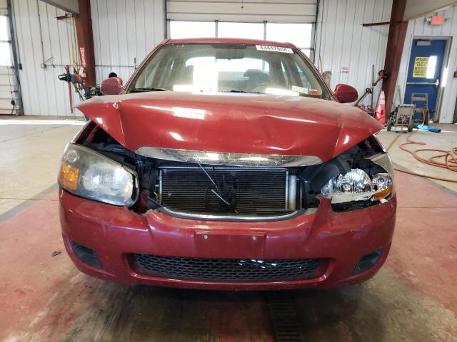 KNAFE221095660503 - 2009 KIA SPECTRA EX BURGUNDY photo 5