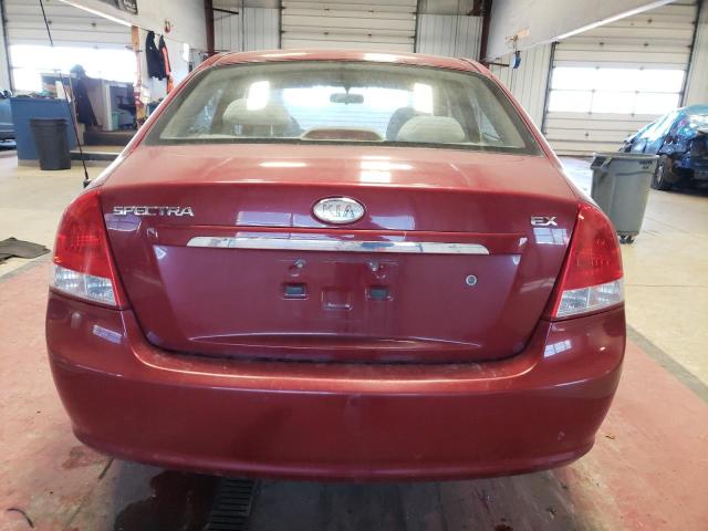 KNAFE221095660503 - 2009 KIA SPECTRA EX BURGUNDY photo 6