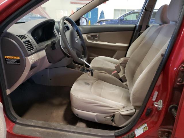 KNAFE221095660503 - 2009 KIA SPECTRA EX BURGUNDY photo 7