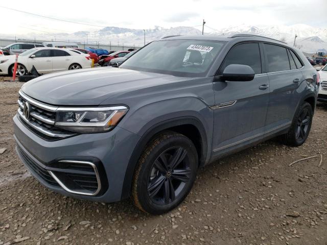 1V2RE2CA8MC218005 - 2021 VOLKSWAGEN ATLAS CROS SE ნაცრისფერი ფოტო 1