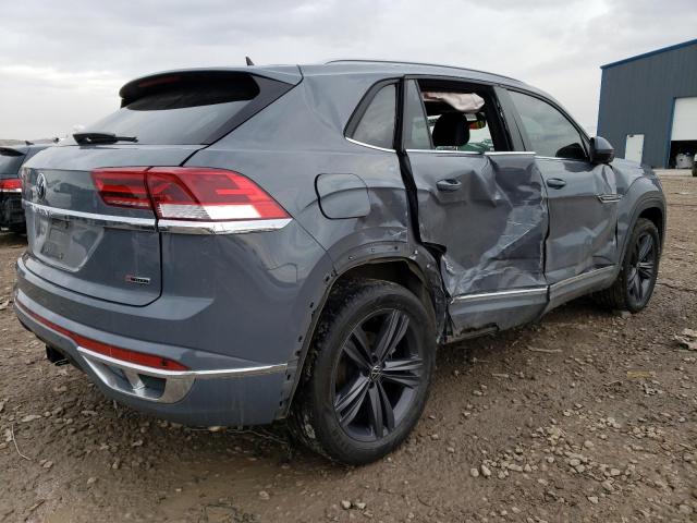 1V2RE2CA8MC218005 - 2021 VOLKSWAGEN ATLAS CROS SE ნაცრისფერი ფოტო 3