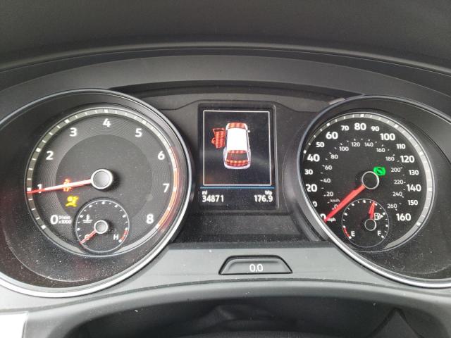 1V2RE2CA8MC218005 - 2021 VOLKSWAGEN ATLAS CROS SE ნაცრისფერი ფოტო 9