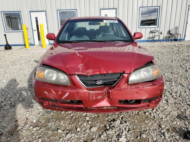 KMHDN46D14U712564 - 2004 HYUNDAI ELANTRA GLS MAROON photo 5