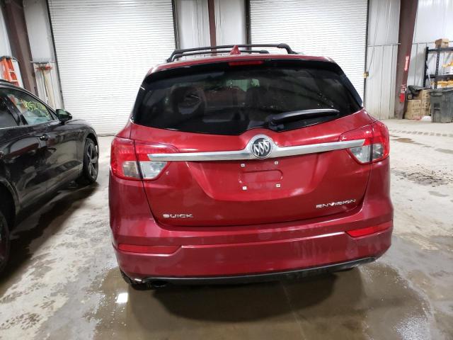 LRBFX1SA2JD017358 - 2018 BUICK ENVISION ESSENCE Qırmızı foto 6