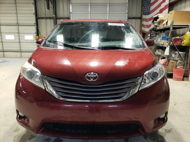 5TDYK3DC4GS714059 - 2016 TOYOTA SIENNA XLE MAROON photo 5