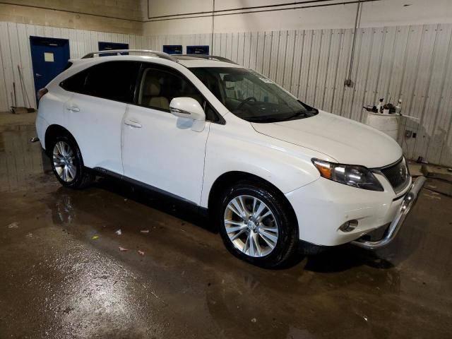 JTJBC1BA1B2423718 - 2011 LEXUS RX 450 WHITE photo 4