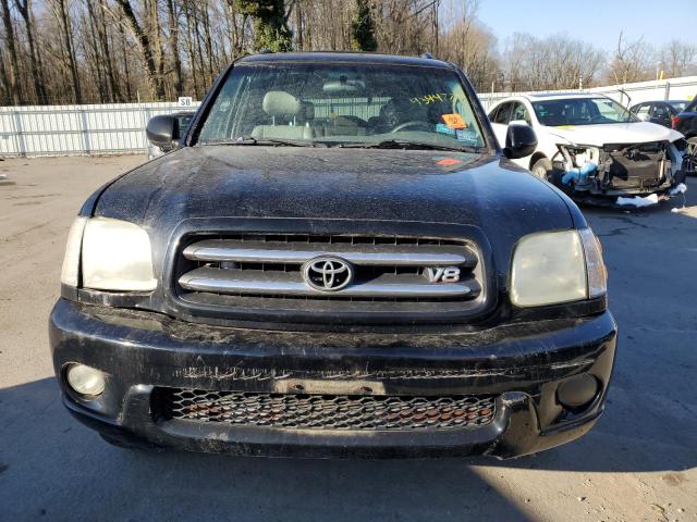 5TDBT48A21S029955 - 2001 TOYOTA SEQUOIA LIMITED BLACK photo 5