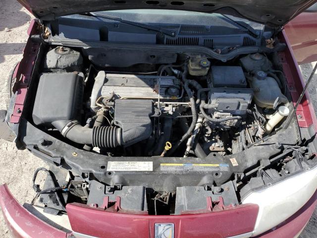 1G8AG52F04Z105244 - 2004 SATURN ION LEVEL 1 RED photo 11