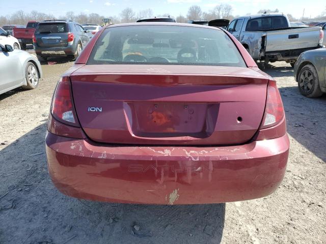 1G8AG52F04Z105244 - 2004 SATURN ION LEVEL 1 RED photo 6