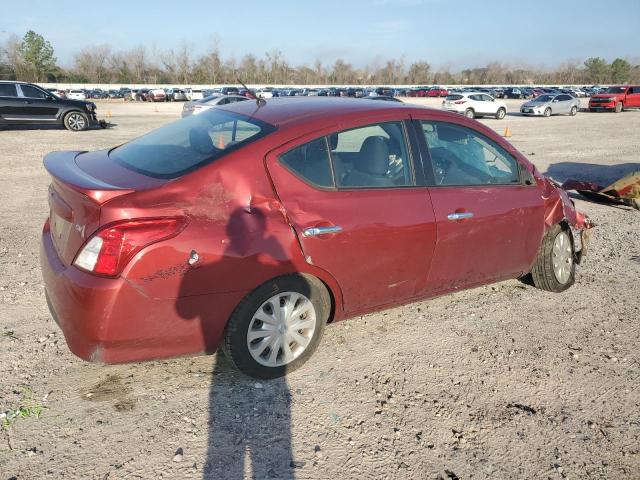 3N1CN7AP4JL805817 - 2018 NISSAN VERSA S RED photo 3