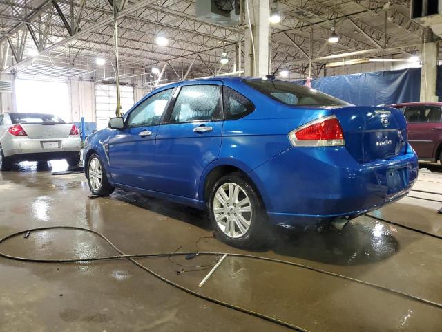 1FAHP3HN9BW176406 - 2011 FORD FOCUS SEL BLUE photo 2