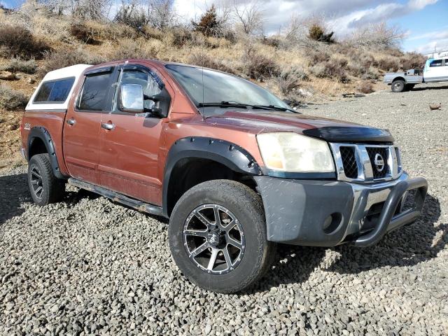 1N6AA07B74N502888 - 2004 NISSAN TITAN XE BROWN photo 4