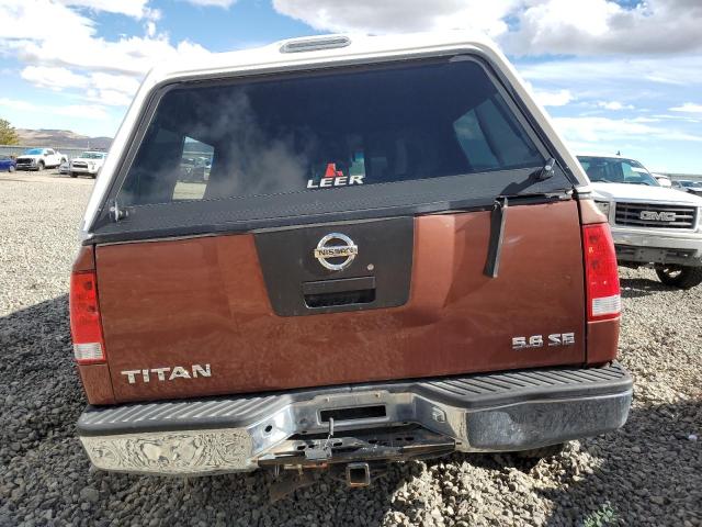 1N6AA07B74N502888 - 2004 NISSAN TITAN XE BROWN photo 6