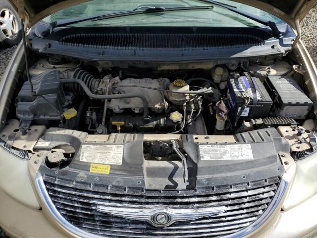 2C8GT64L91R241347 - 2001 CHRYSLER TOWN & COU LIMITED TAN photo 11