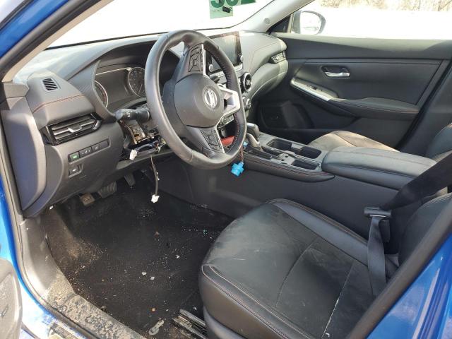 3N1AB8DV6MY217795 - 2021 NISSAN SENTRA SR BLUE photo 7