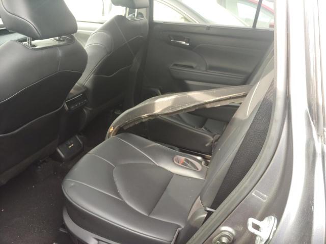 5TDGZRBH6MS537342 - 2021 TOYOTA HIGHLANDER XLE ნაცრისფერი ფოტო 6