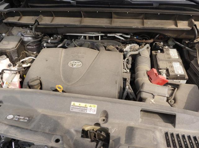 5TDGZRBH6MS537342 - 2021 TOYOTA HIGHLANDER XLE ნაცრისფერი ფოტო 7