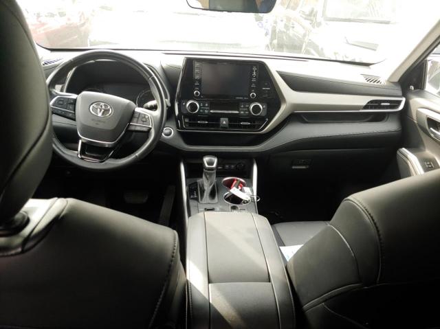 5TDGZRBH6MS537342 - 2021 TOYOTA HIGHLANDER XLE ნაცრისფერი ფოტო 9