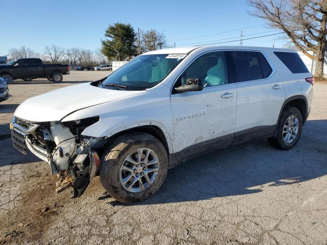 1GNERFKW7MJ228309 - 2021 CHEVROLET TRAVERSE LS WHITE photo 1