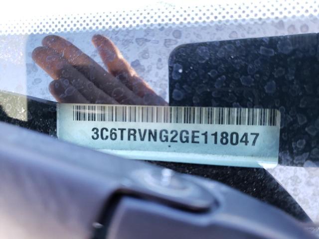 3C6TRVNG2GE118047 - 2016 RAM PROMASTER 1500 STANDARD WHITE photo 13