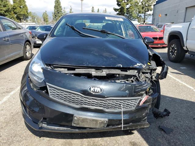 KNADM4A3XH6036113 - 2017 KIA RIO LX BLACK photo 5