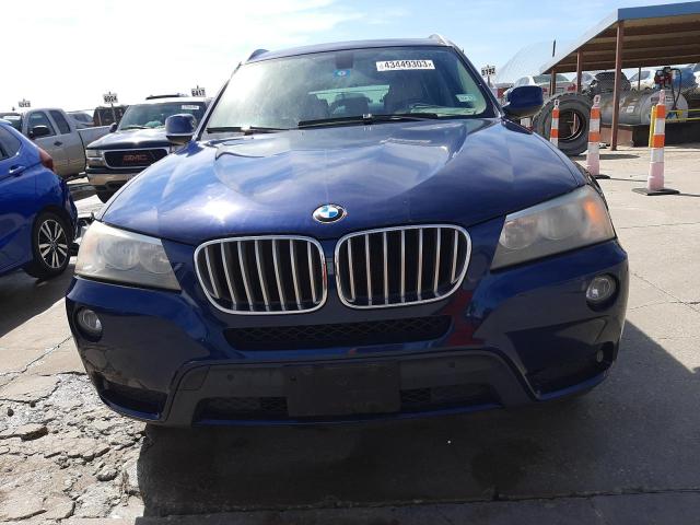 5UXWX9C50E0D20042 - 2014 BMW X3 XDRIVE28I BLUE photo 5
