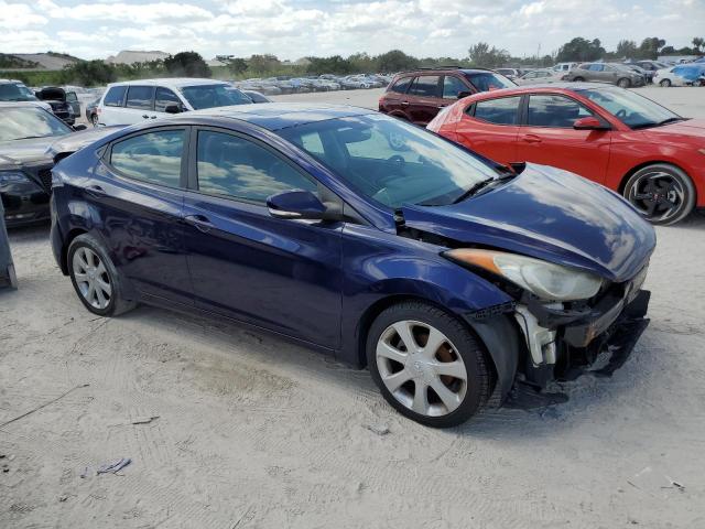 5NPDH4AE9CH110841 - 2012 HYUNDAI ELANTRA GLS BLUE photo 4