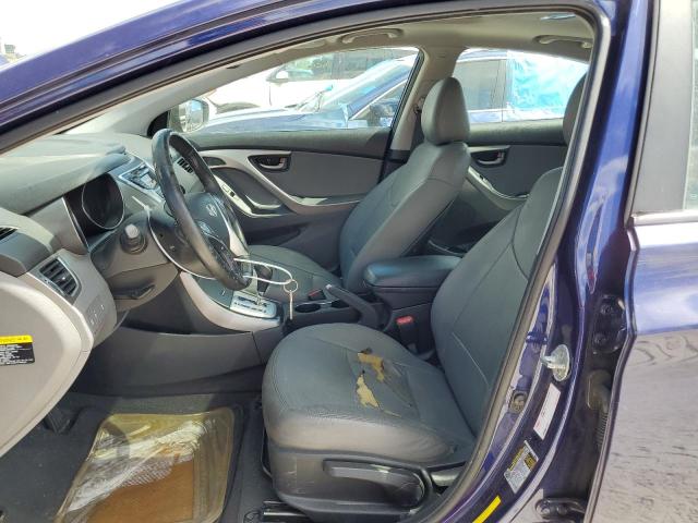 5NPDH4AE9CH110841 - 2012 HYUNDAI ELANTRA GLS BLUE photo 7