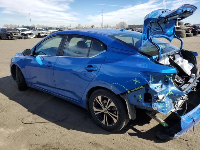 3N1AB8CV8PY233342 - 2023 NISSAN SENTRA SV BLUE photo 2