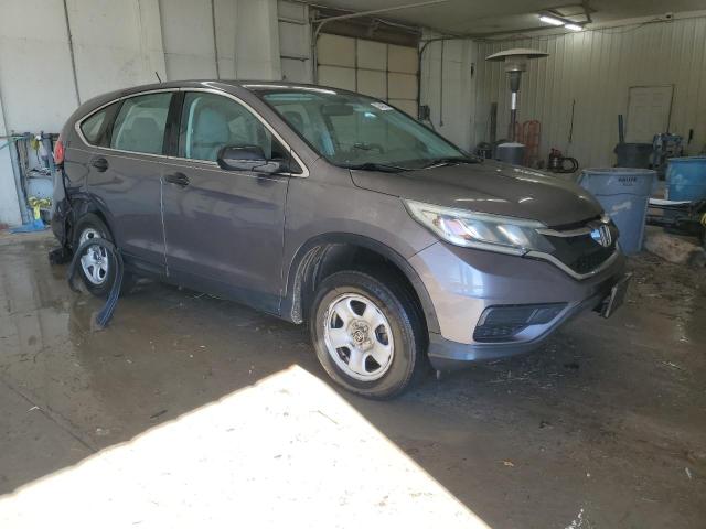 2HKRM4H38FH684325 - 2015 HONDA CR-V LX GRAY photo 4