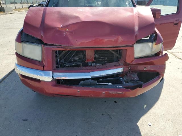 2HJYK16506H524383 - 2006 HONDA RIDGELINE RTL MAROON photo 11