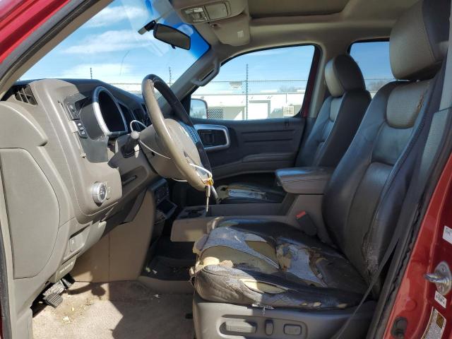 2HJYK16506H524383 - 2006 HONDA RIDGELINE RTL MAROON photo 7