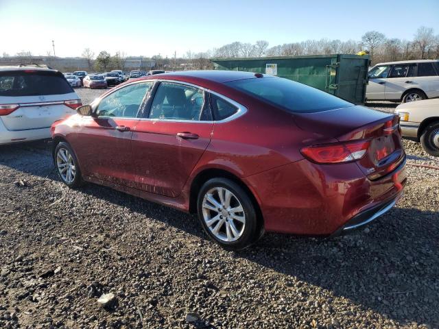 1C3CCCAB0FN595602 - 2015 CHRYSLER 200 LIMITED MAROON photo 2