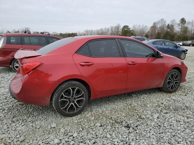 2T1BURHE4HC807690 - 2017 TOYOTA COROLLA L BURGUNDY photo 3