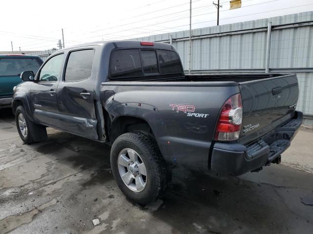 3TMJU4GN0DM142479 - 2013 TOYOTA TACOMA DOUBLE CAB PRERUNNER CHARCOAL photo 2