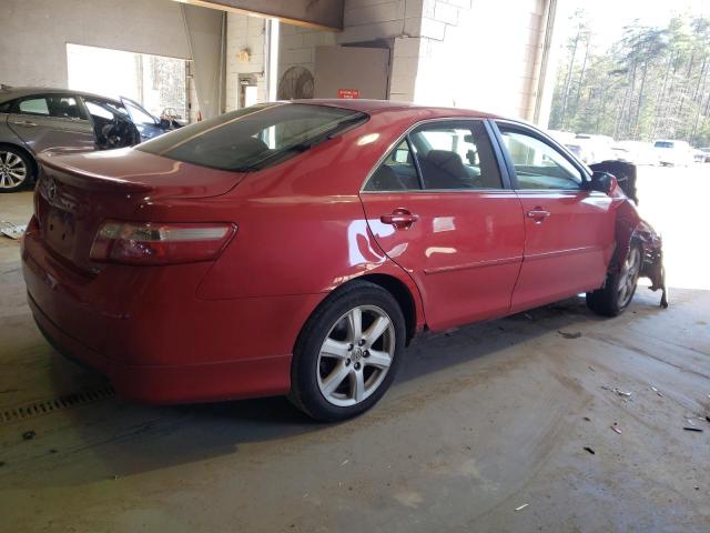 4T1BE46K37U138656 - 2007 TOYOTA CAMRY CE RED photo 3