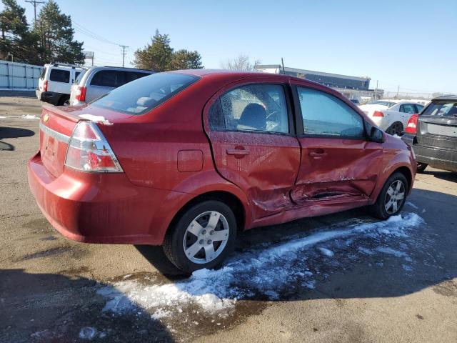 KL1TD5DE4AB133734 - 2010 CHEVROLET AVEO LS RED photo 3