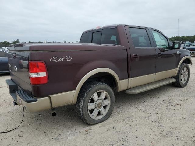 1FTPW14V98KE34250 - 2008 FORD F150 SUPERCREW MAROON photo 3