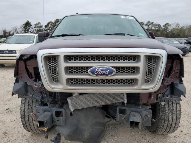 1FTPW14V98KE34250 - 2008 FORD F150 SUPERCREW MAROON photo 5