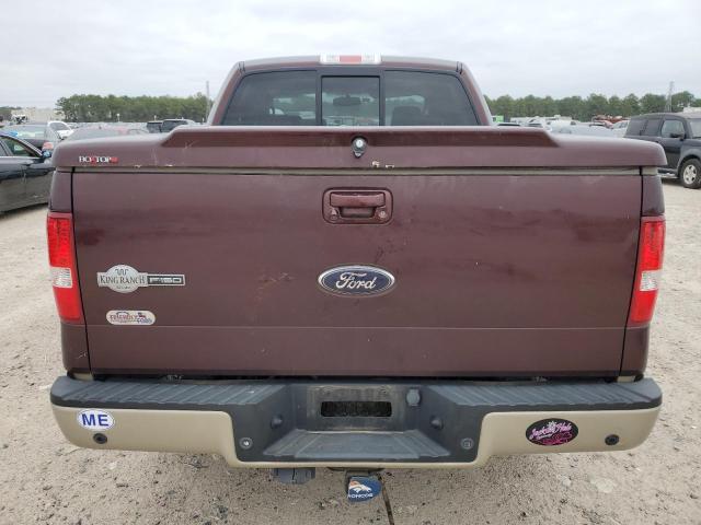 1FTPW14V98KE34250 - 2008 FORD F150 SUPERCREW MAROON photo 6